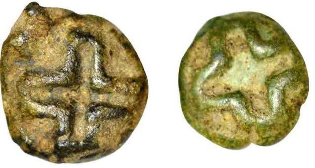 Copper Coins of Vidarbha Region of Maurya Dynasty.