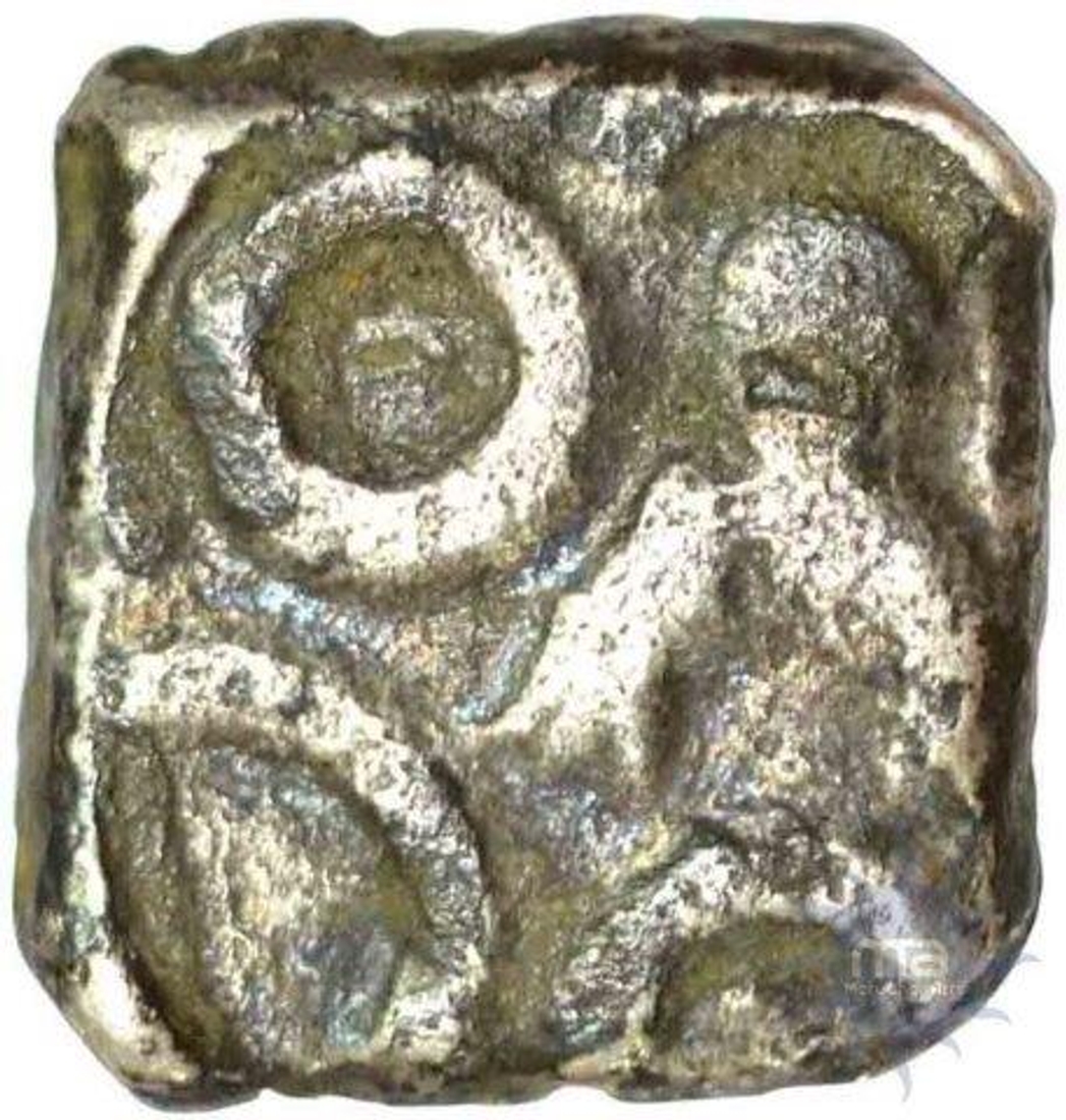 Silver Quarter  Karshapana Coin of Avanti janapada.