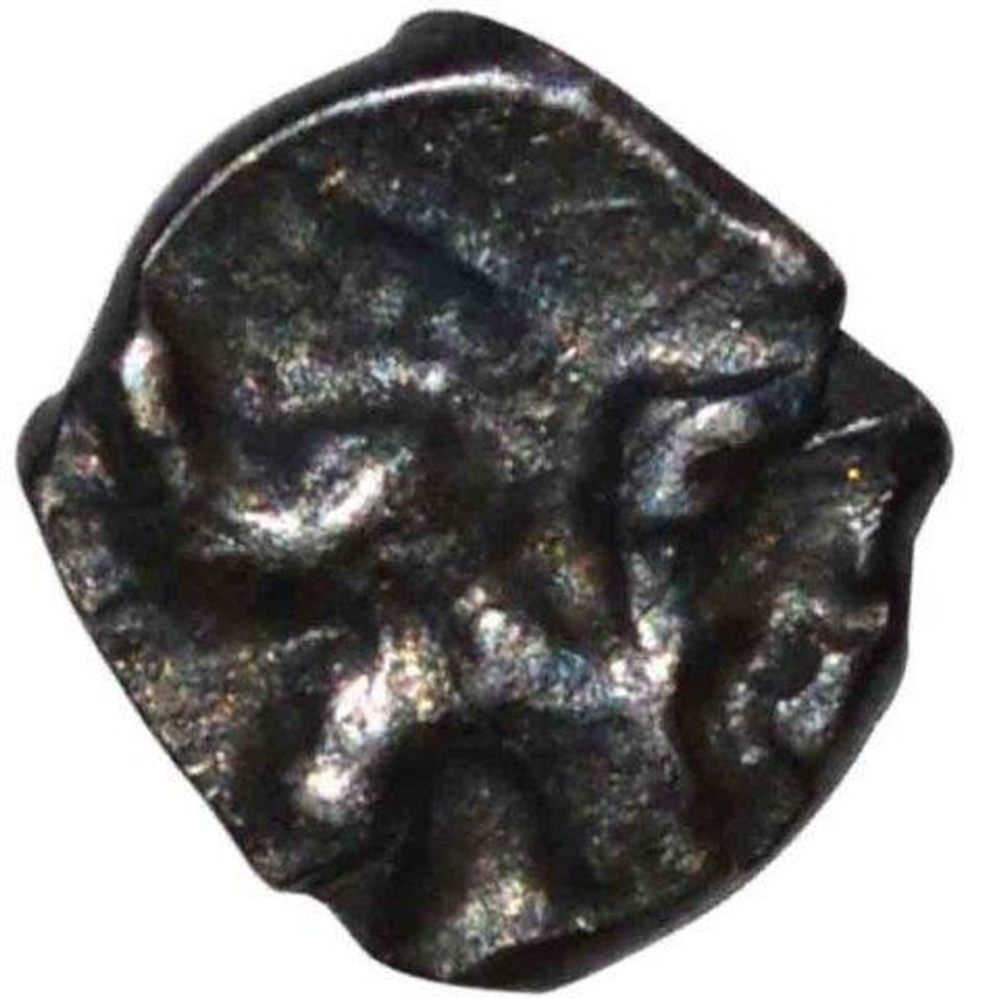 Silver Tara Coin of Bukka Raya I of Vijayanagara Empire.