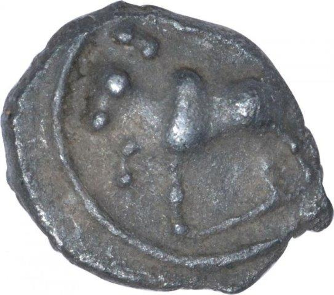 Rare Silver Tara Coin of Mallikarjuna of Vijayanagara Empire.