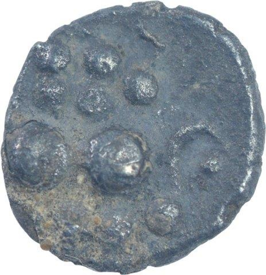 Silver Dramma Coin of Bhojadeva of Paramaras of Vidarbha.