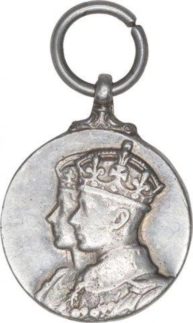 Silver Medallion of King George VI of 1937.