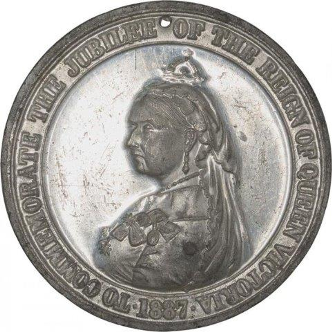 Medallion of The Jubilee Reign of Queen Victoria of 1887.