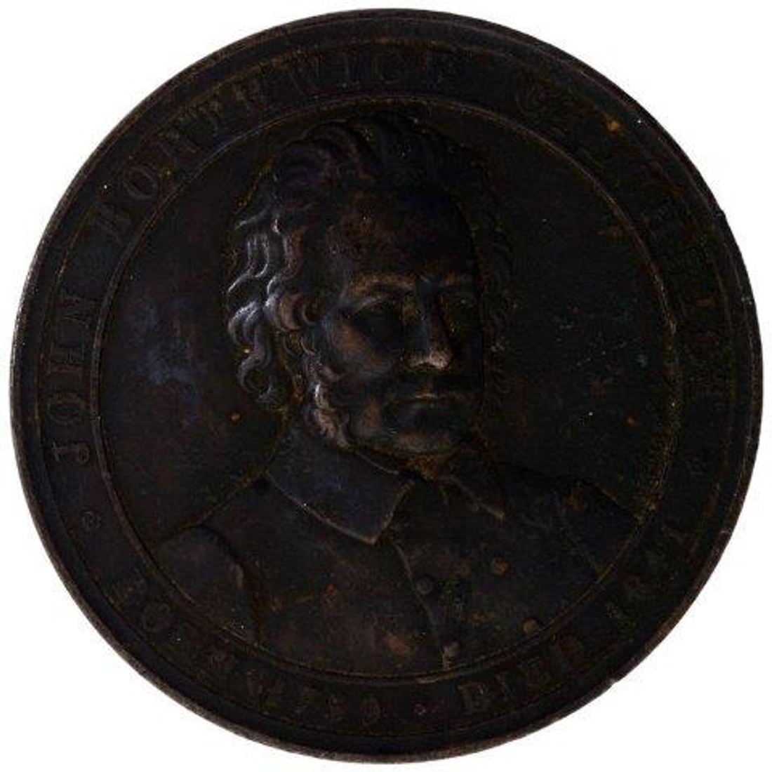 Medallion of John Borthwick Gilchrist of British India.