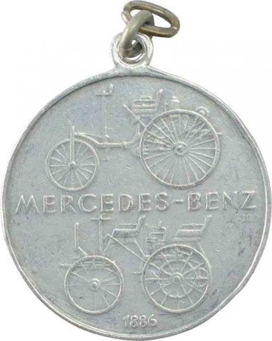 Medallion of Diamler Benz of Germany.