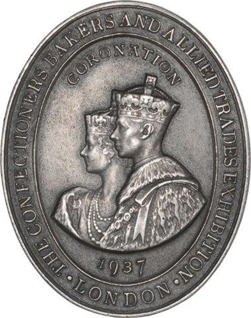 Rare Medallion of Coronation of King George VI & Queen Elizabeth of United Kingdom.