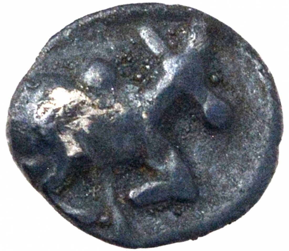 Silver One Eighth Tara Coin of Vijayanagara Empire.