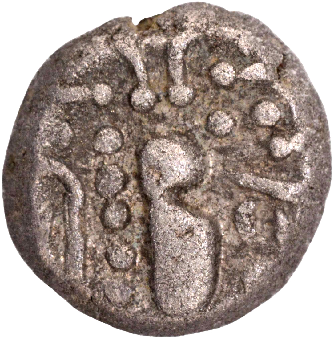 Silver Dramma Coin of Paramaras of Malwa of Gadhiyya Deravative Coinage.