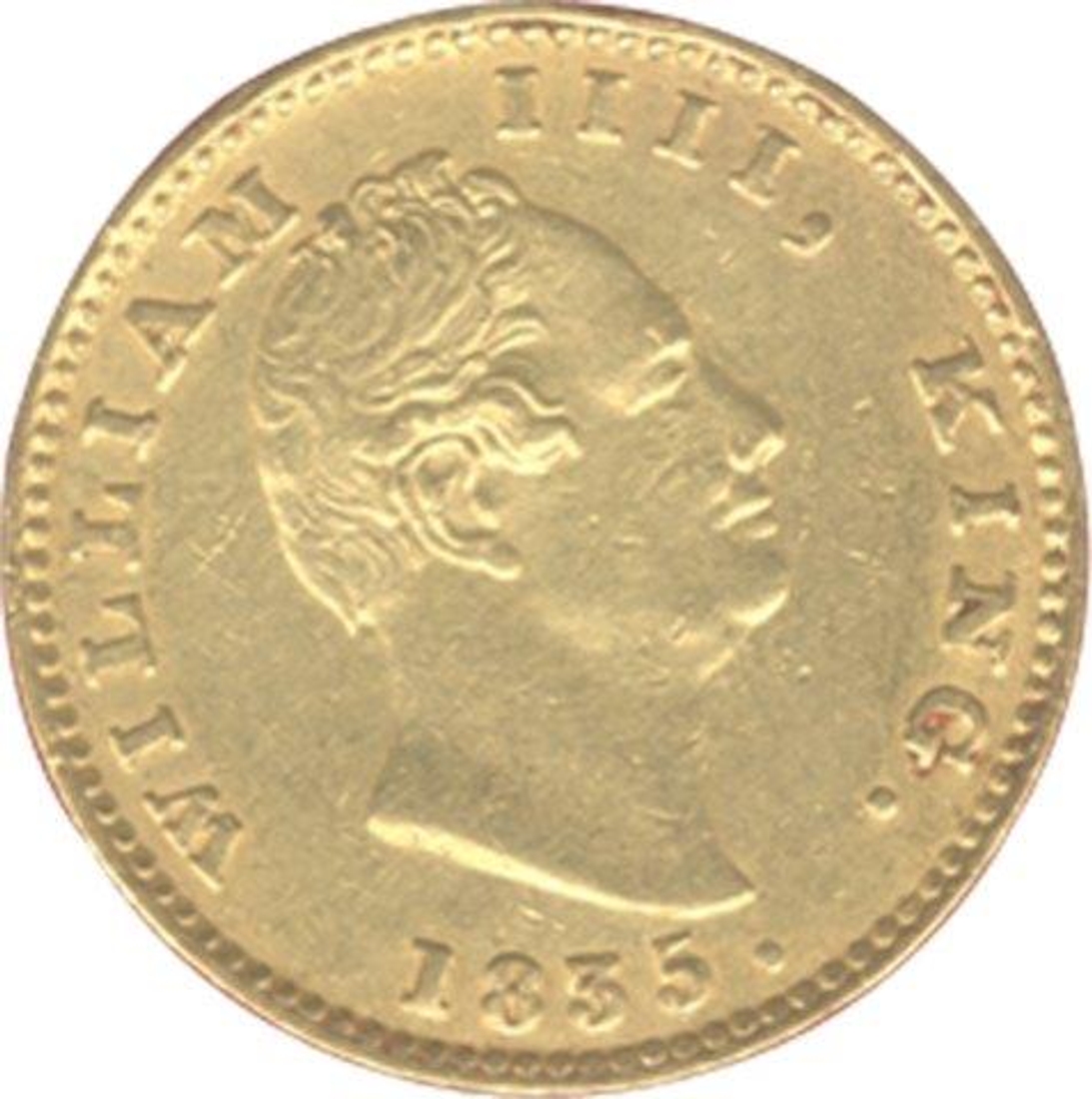 William IIII. 1835. 1 Mohur.