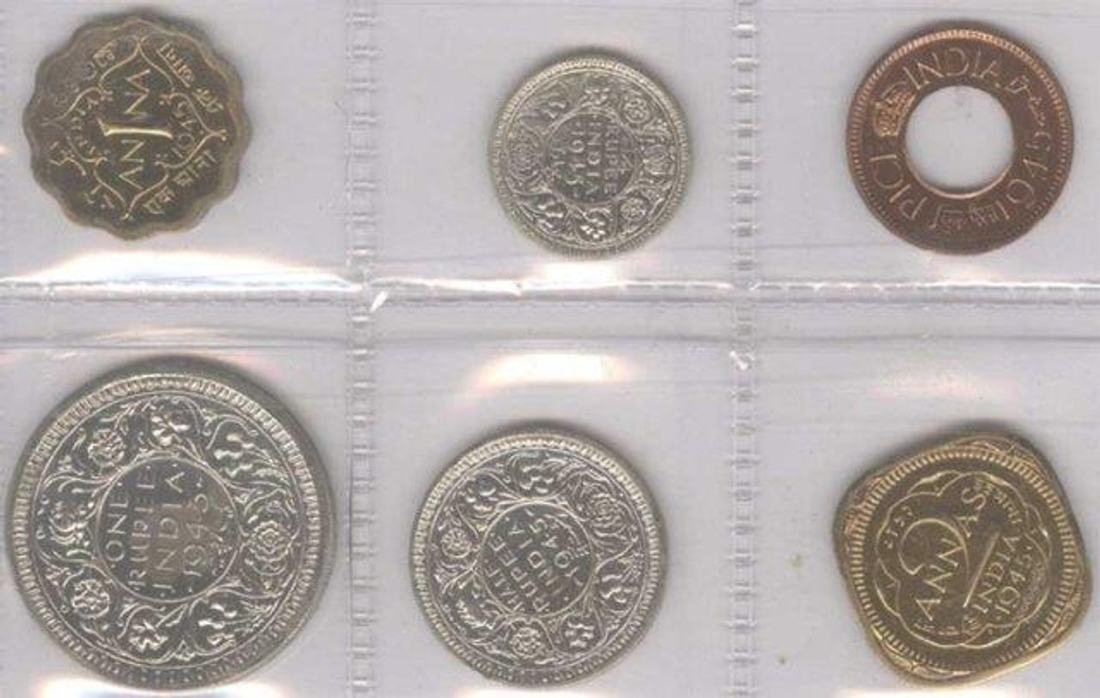 Silver Rupee of Muhammad Shah of Allahabad Mint.