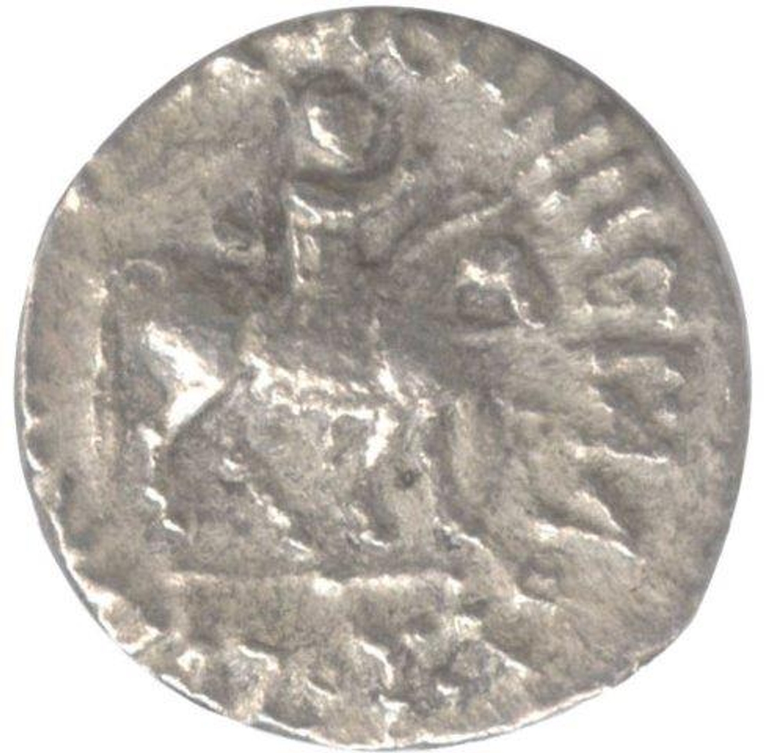 Silver Drachm Coin of Azes I.