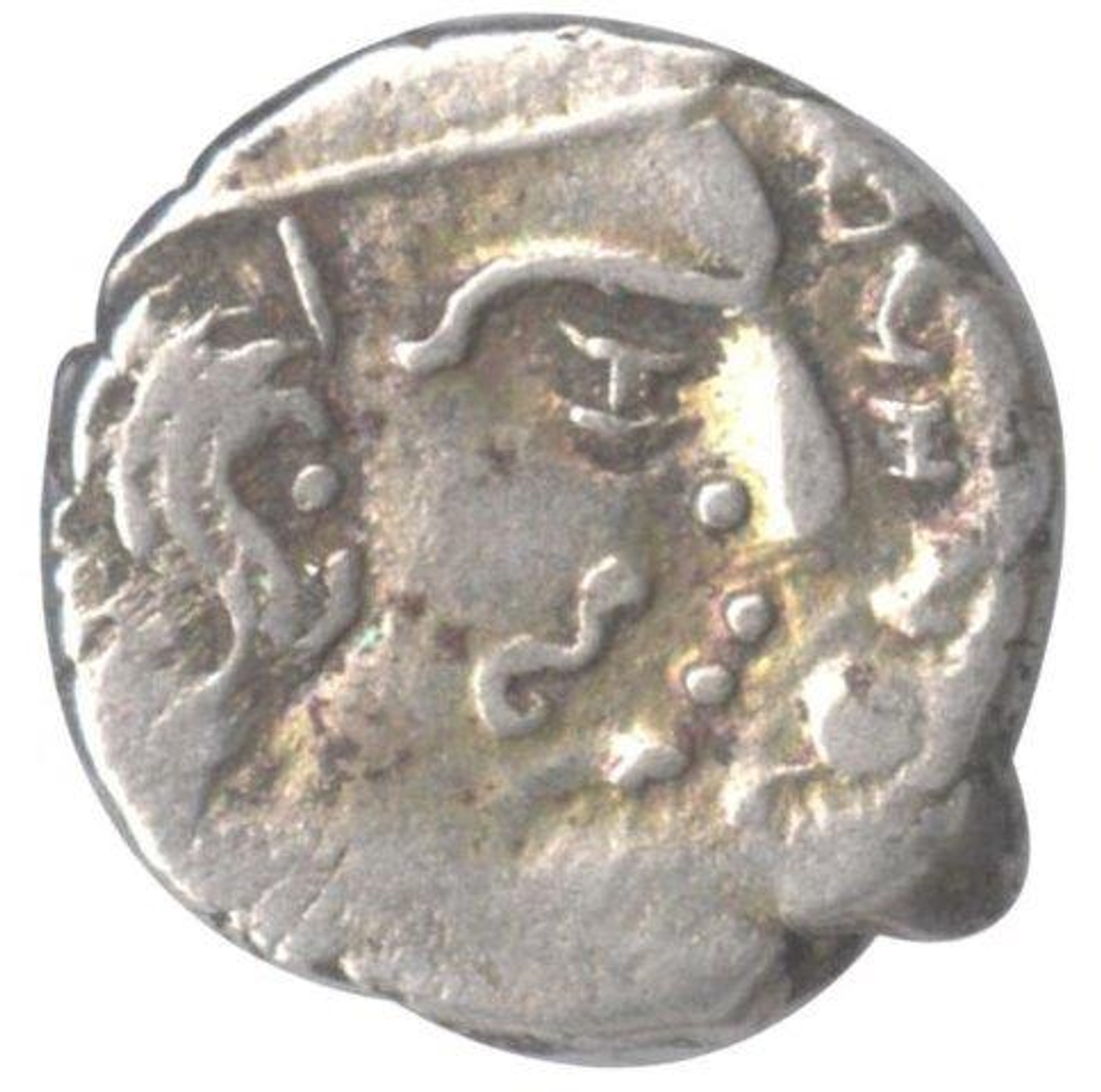 Silver Drachma Coin of Skandagupta of Gupta Dynaty.