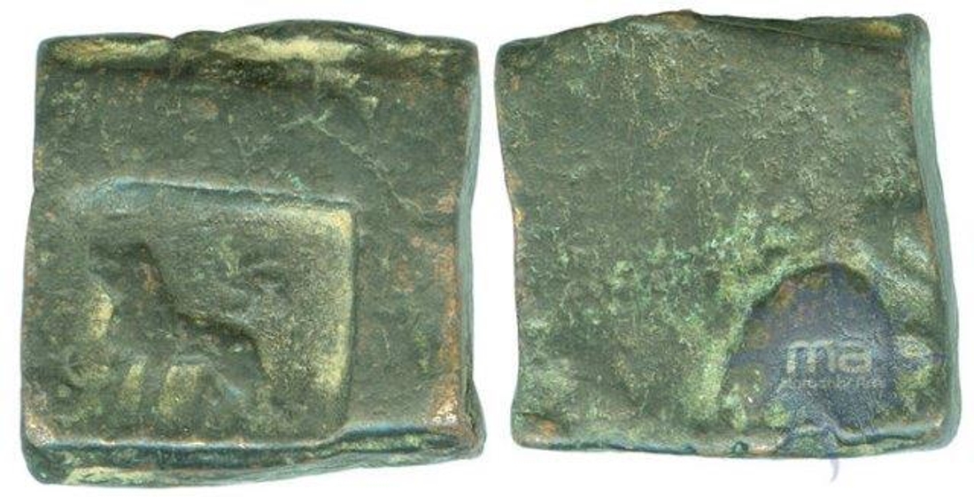 Copper Coin of Taxila Region.