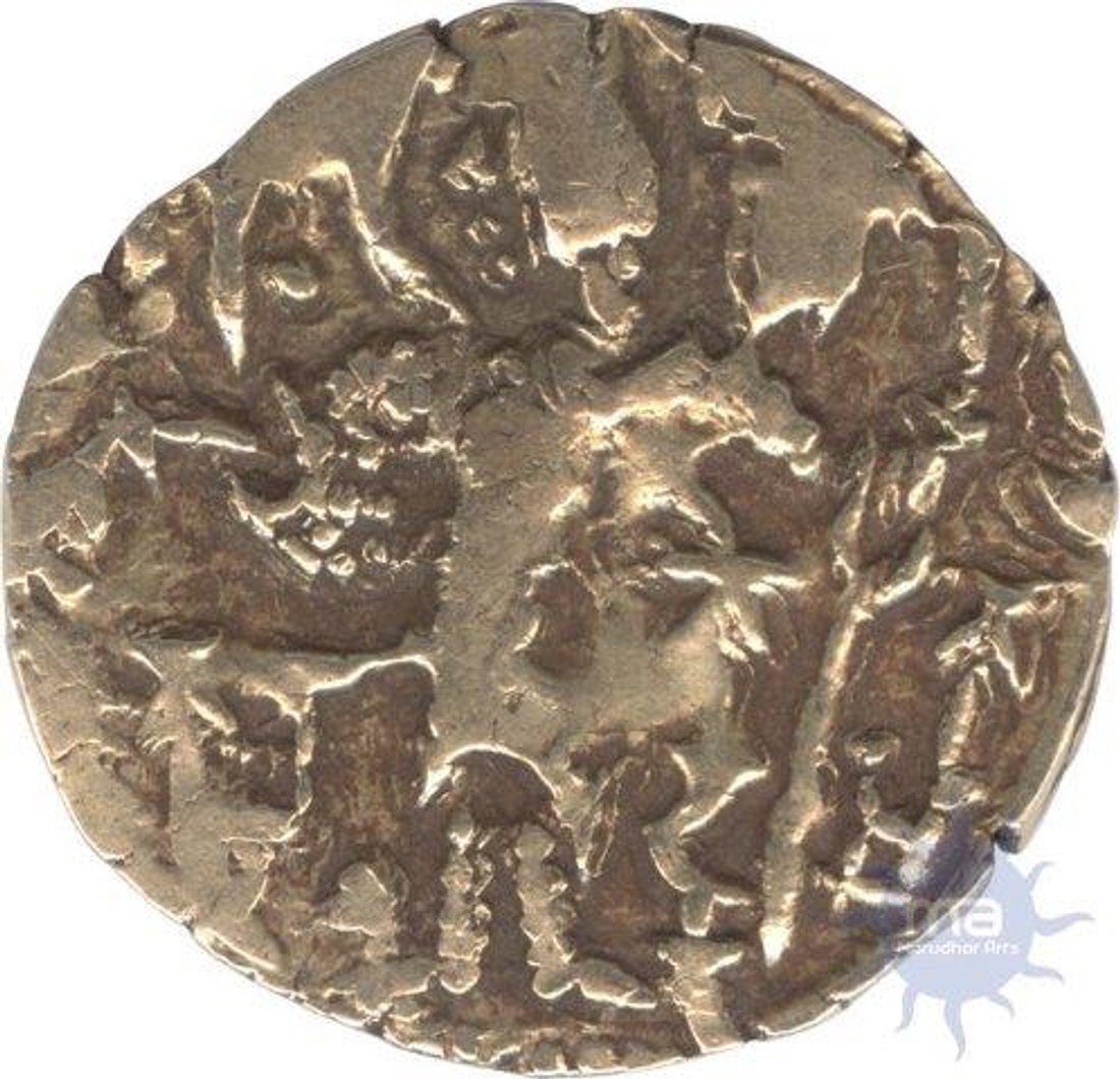 Gold Stater  Coin of  King Gadahara of  Kidara of Kashmir.