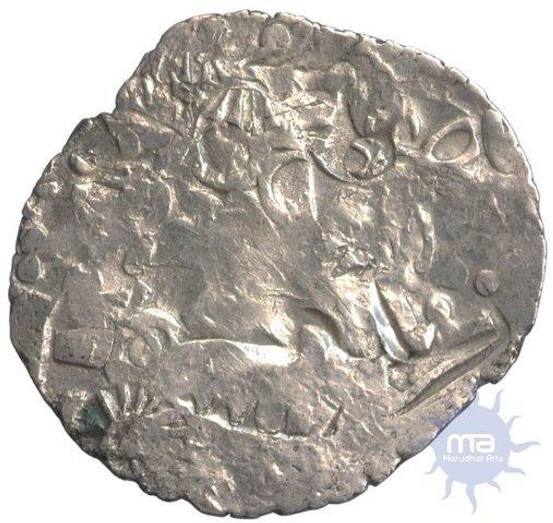 Extremely Rare Punch marked silver Karshapana coin of magdha janapada.