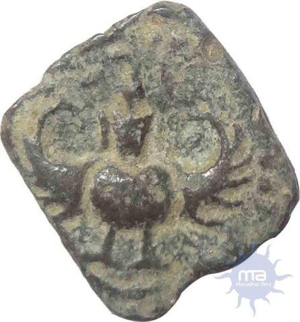 Lead Squire  Coin of  of Kumaragupta I of Gupta Empire.