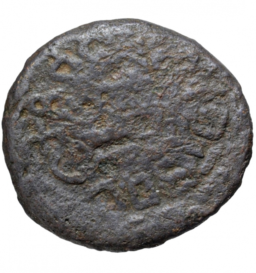 biddr - Marudhar Arts, Auction 29, lot 14. Ancient India Tribal Coins  Copper Unit Copper Coin of Agroha Janapada of Pun
