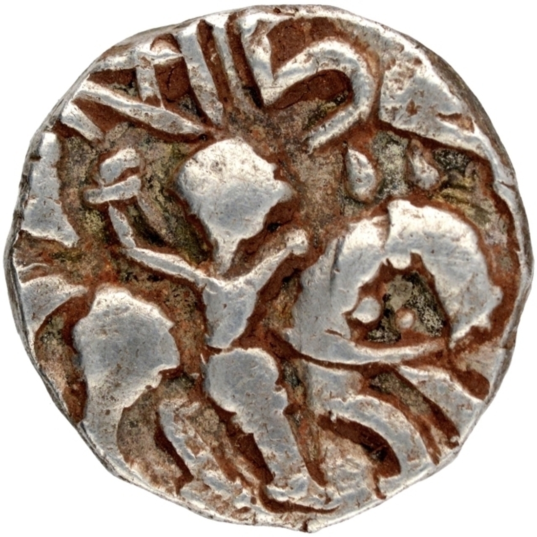 Silver Dinar Coin of Harshadeva of Loharas of Kashmir.