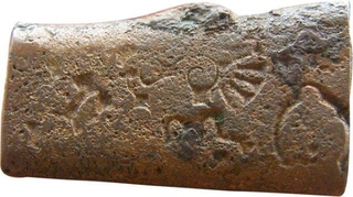 Punch Marked Copper Coin of Anga Janapada.