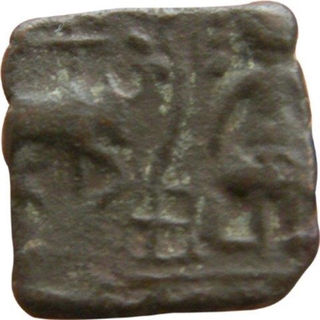 Copper Coin of Ujjaini Region.