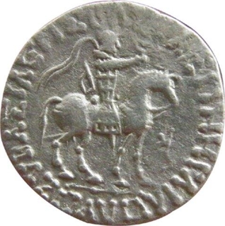 Silver Coin of Azes II of Indo Scythians.