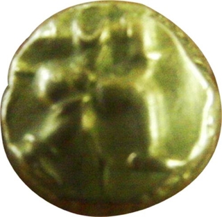 Gold Varaha Coin of Bukkaraya I of Vijayanagara Empire.