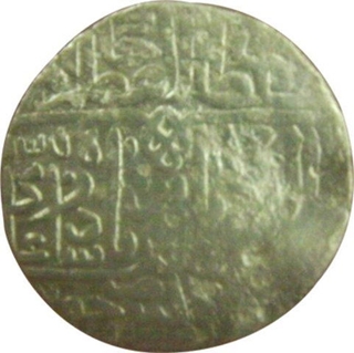 Silver Shahruhki coin of Babar.