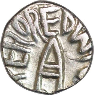 Silver Square Rupee Coin of Akbar.