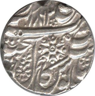 Silver Rupee Coin of Ranjit Singh of Sikh Empire.