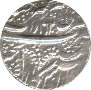 Silver Rupee Coin of Ranjit Singh of Sikh Empire.