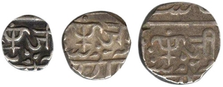 Silver Rupee Coins of Jayaji Rao of Gwalior State.