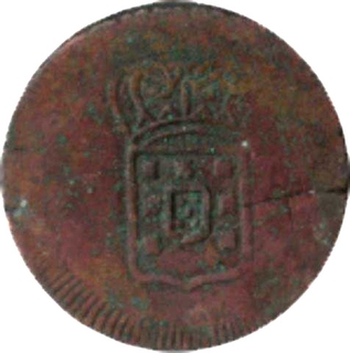 Copper Tanga Coin of Indo Portuguese.