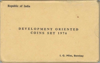 UNC Set of Food and Work for All of 1976 of Republic India.