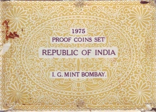 Proof Set of Equality & Development of 1975 of Republic India.