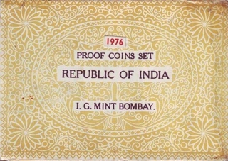 Proof Set of Food & Work for All of 1976 of Republic India.