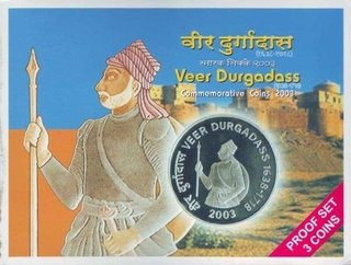 Proof Set of Veer Durgadass of 2003 of Republic India.