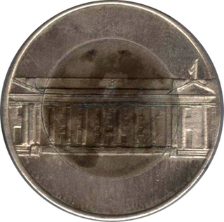 Bi-Metal Ten Rupees Experimental Trial Pattern Coin of Calcutta Mint of Republic India.