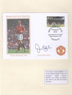 Autograph of Great Legend Footballer David Robert Joseph Beckham.