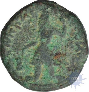 Kushanas, Vima Kadiphises, Copper Unit, (Mitch # 3114), About Fine, 