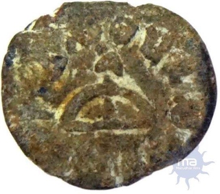 Kura Dynasty, Maharputra Silvalakura, Lead Coin, 5.1g, 24.43mm, About Very Fine.