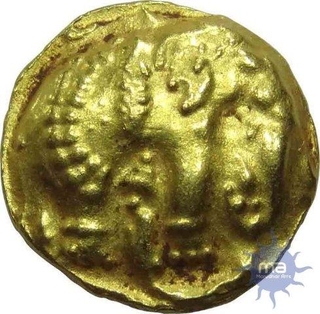 Hoysala Kingdom, Ana Achu, Gold Pagoda, (Mitch # Tamilnadu-Kerala, 439), About Extra Fine, Rare.