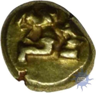 Hari Hara-I (1342-44 AD), Gold Pagoda, Warrior walking Right, Kannada Legend "sri vi rahari hara", About Very Fine, Rare.