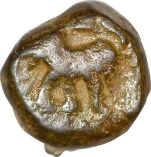 Copper 1/2 Gani, Bhamani Sultanate.