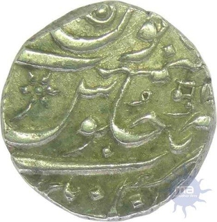 Maratha, Aurangnagar, Silver Rupee, in the name of Shah Alam II, 11.3g, 21.51mm, With Nagri MU on Rev., Very Fine, Scarce.silver