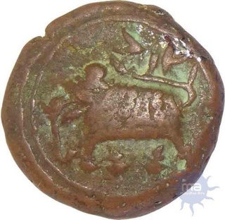 Mysore, Tipu Sultan (AD 1846-64), Bangalore, Copper Paisa, AM 1218, About very fine, Rare.