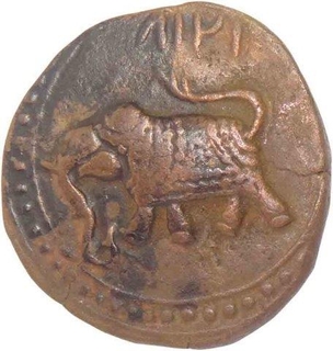 Mysore, Tipu Sultan (AD 1846-64), Farrukhi, Copper Paisa, AM 1218 / 1789 AD, (KM# 53.2, 2013 Edition), About Extremely fine.