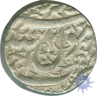 Ahmadnagar, Silver Rupee, Obv; Kalima Obv. Ruler Name, Floral decorated coin.About Extremely Fine.