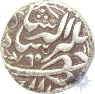 Silver Rupee of Jahagir of Surat & Tatta Mint.