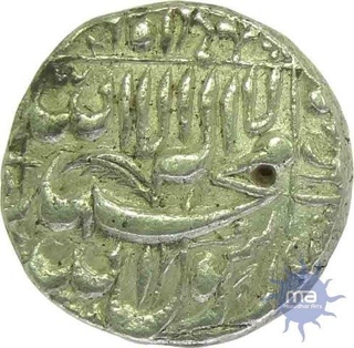 Silver Rupee of Shah Jahan of Qundhar mint.