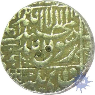 Silver Rupee of Shah Jahan of Surat mint.